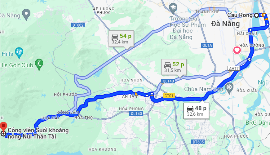 tour du lịch núi thần tài
