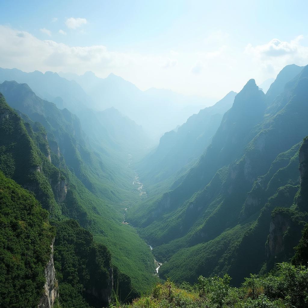 Cảnh Đẹp Cổng Trời Đông Giang
