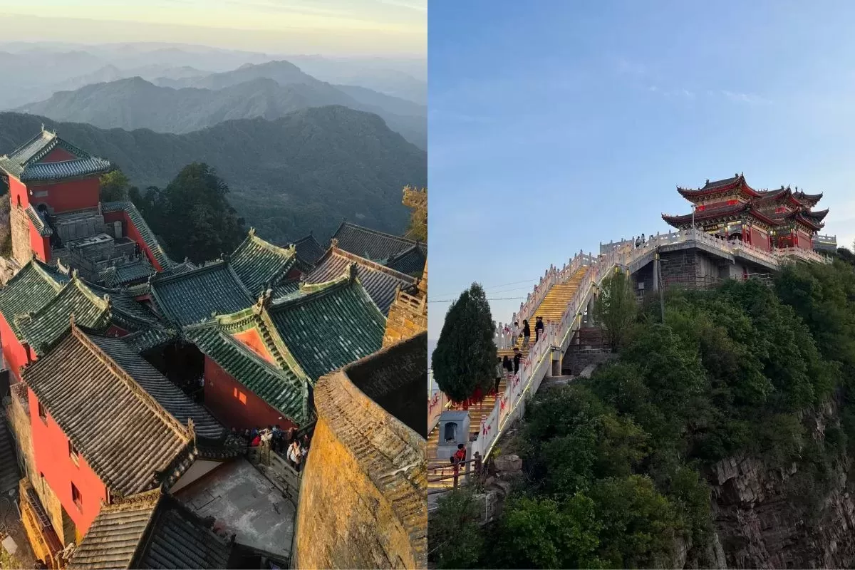 alt: Một công trình kiến trúc độc đáo trên núi Võ Đang