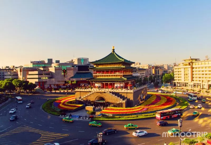 Cận cảnh Tháp Chuông Tây An