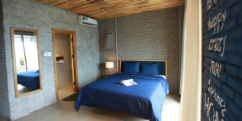 alt text: DUNU Homestay Da Nang với gam màu tươi sáng