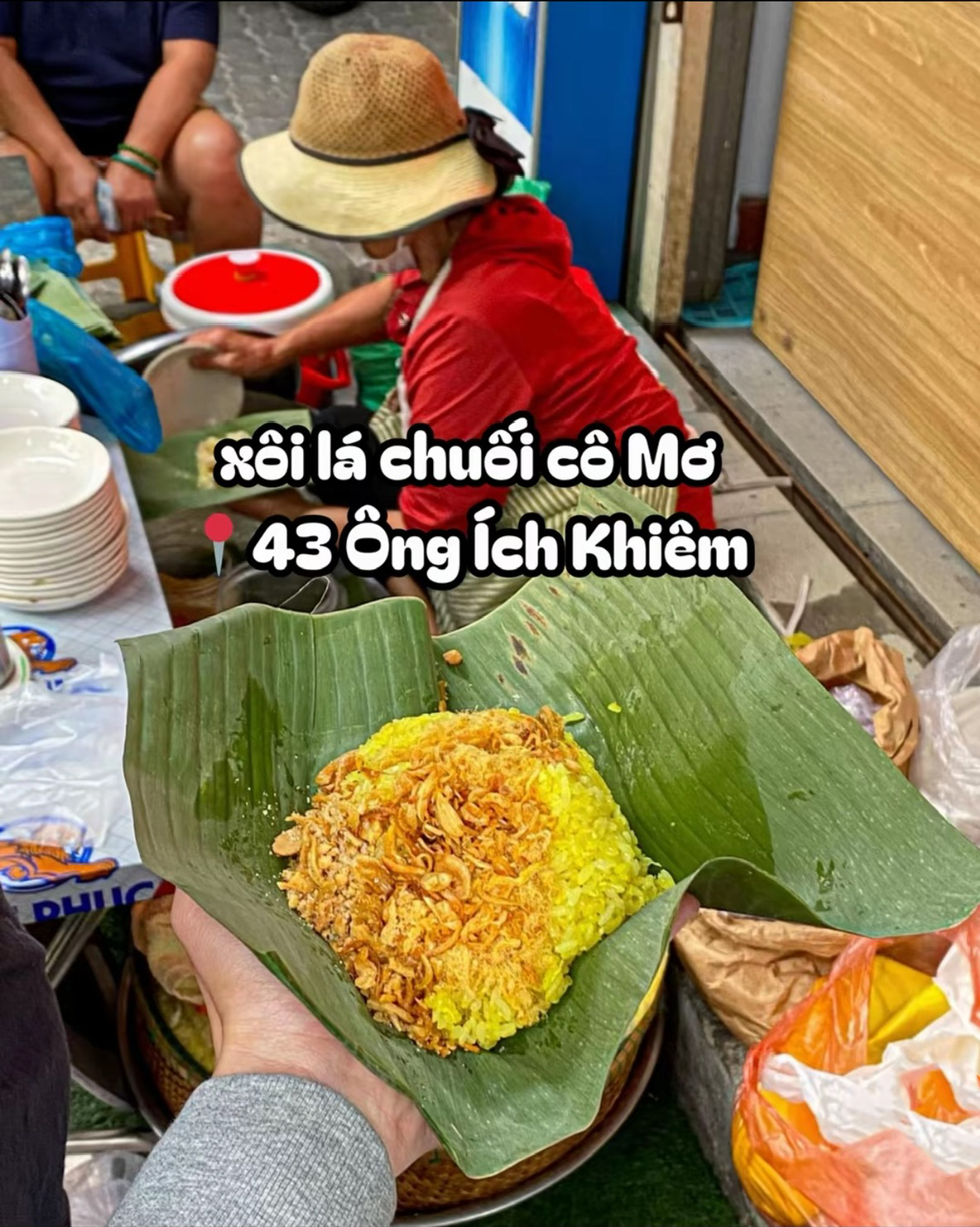 xôi lá chuối
