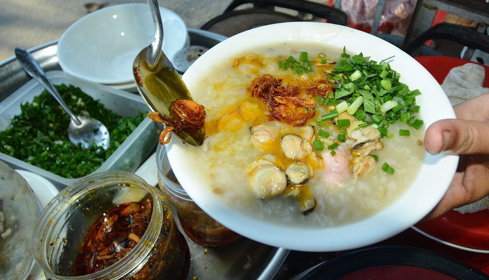 hội an, cháo nghêu