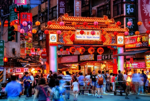 Chợ đêm Đài Bắc Phố