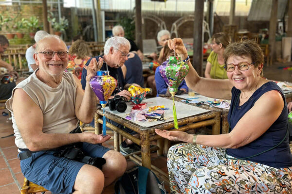 Traditional Hoi An lantern making class for tourists