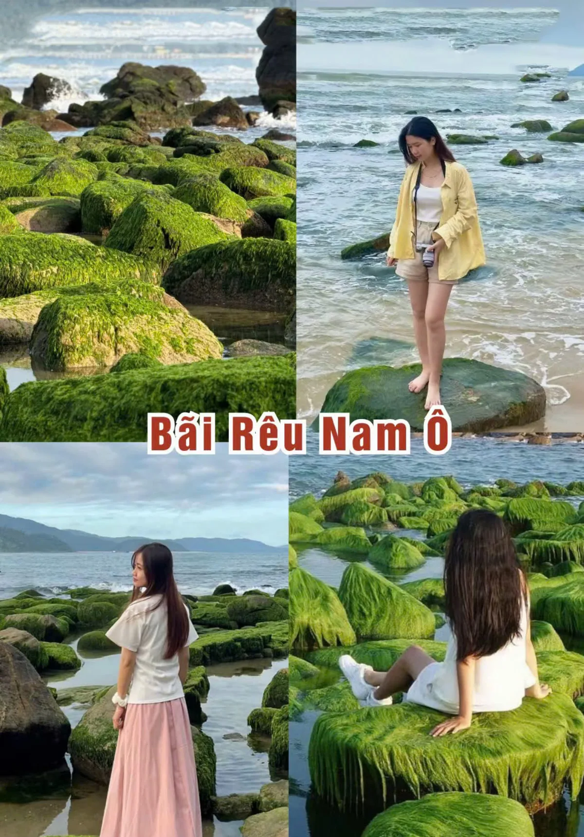 Best rocky beaches in Da Nang Black Rock Reef Son Tra