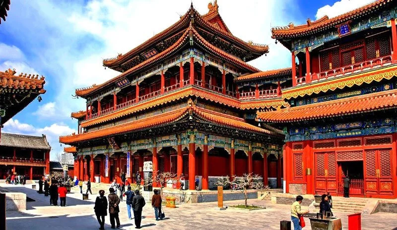 Chùa Lạt Ma Yonghe Temple bảo điện Phật giáo Tây Tạng tại Bắc Kinh