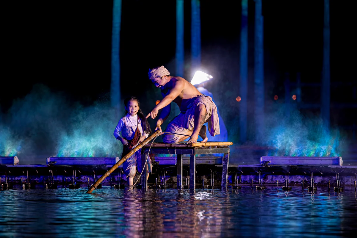 Màn 1 Sinh Mệnh trong Show diễn thực cảnh Ký Ức Hội An