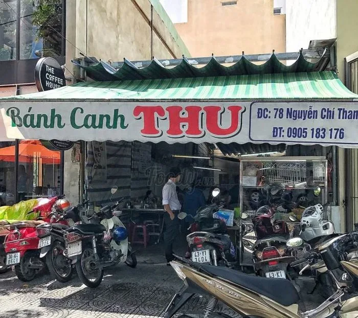 best banh canh in Da Nang Banh Canh Ba Thu fishcake noodle soup