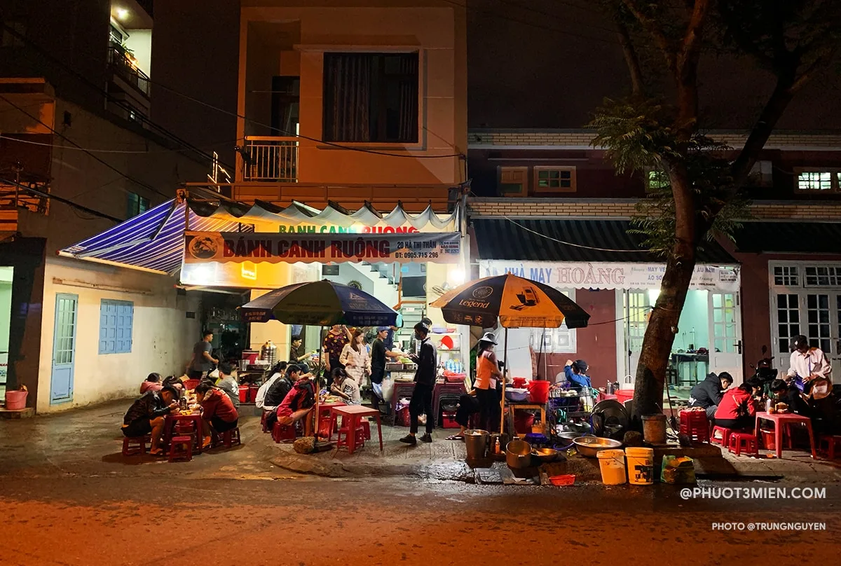 best banh canh in Da Nang Banh Canh Ruong Ha Thi Than cheap street food