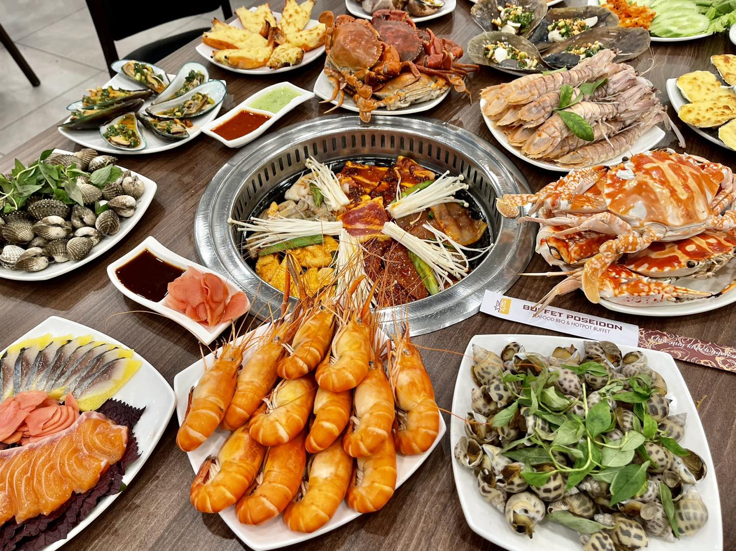 Buffet BBQ hải sản nướng kiểu Thái Lan tươi sống tại thành phố biển Pattaya